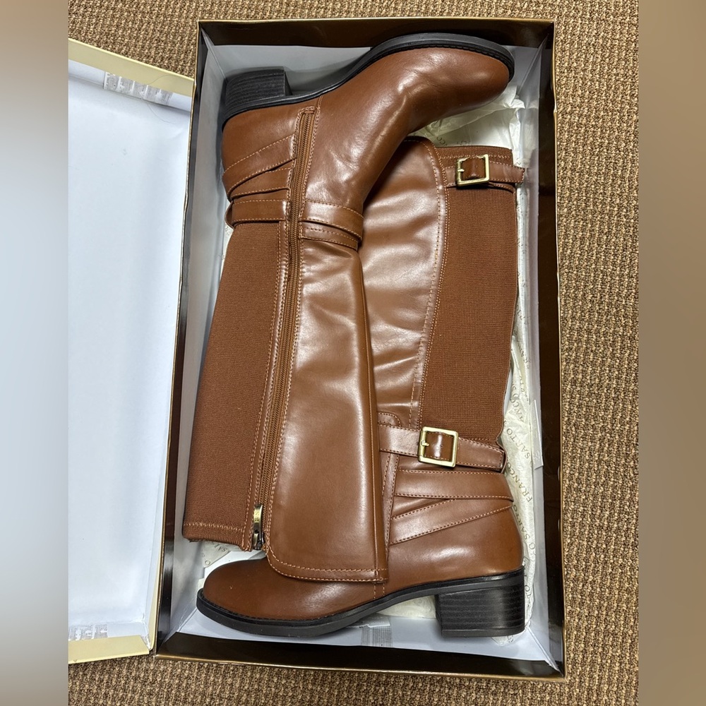 Franco Sarto Brown Over the Knee Boots